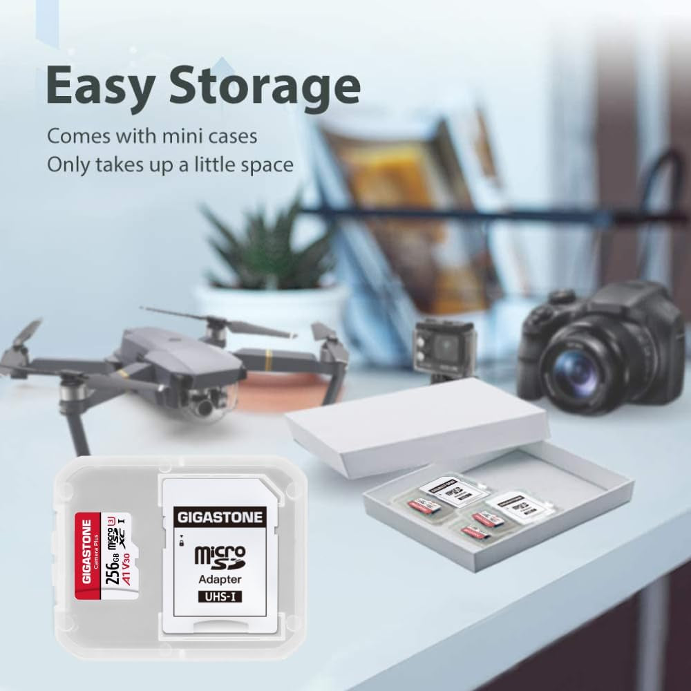 Micro SD Card 32GB, Camera Plus, Microsdhc Memory Card for Video Camera, Wyze Cam, Security Camera, Roku, Full HD Video Recording, UHS-I U1 A1 Class 10, up to 90Mb/S, with Adapter