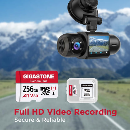 Micro SD Card 32GB, Camera Plus, Microsdhc Memory Card for Video Camera, Wyze Cam, Security Camera, Roku, Full HD Video Recording, UHS-I U1 A1 Class 10, up to 90Mb/S, with Adapter